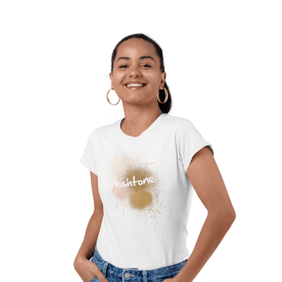 Fleshtone Spraypaint - Women's Fitted T-Shirt