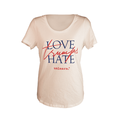 Love Trumps Hate - Scoop Neck T-shirt
