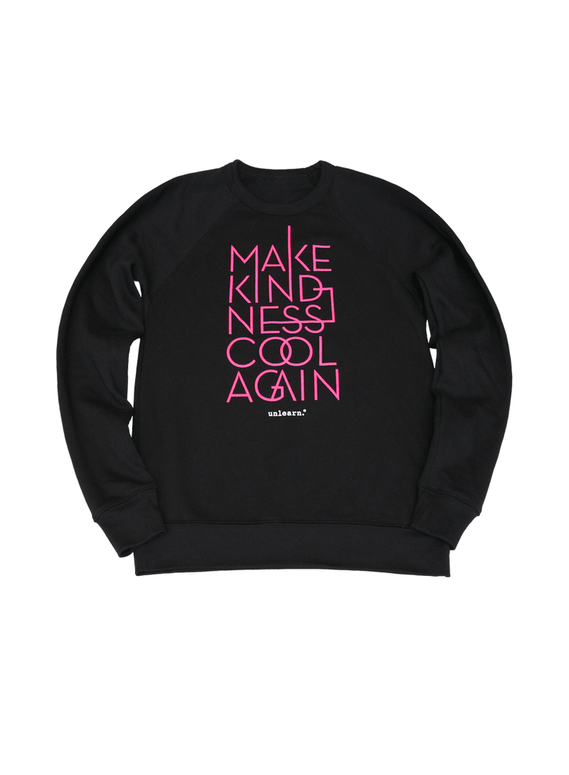 Make Kindness Cool Again - Relaxed Fit Fleece Crewneck Sweatshirt*