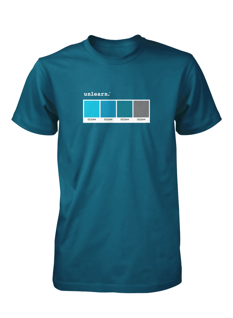 Ocean - Unisex Blue T-Shirt