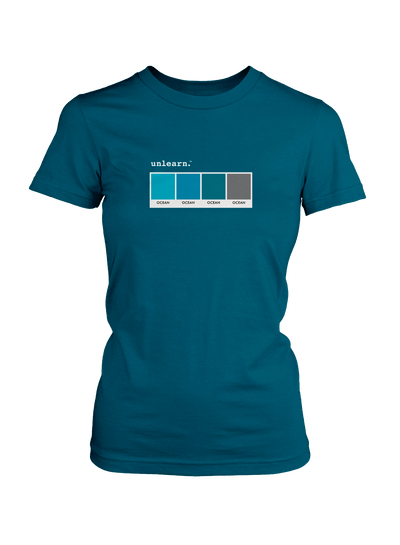 Ocean - Women's Blue T-Shirt