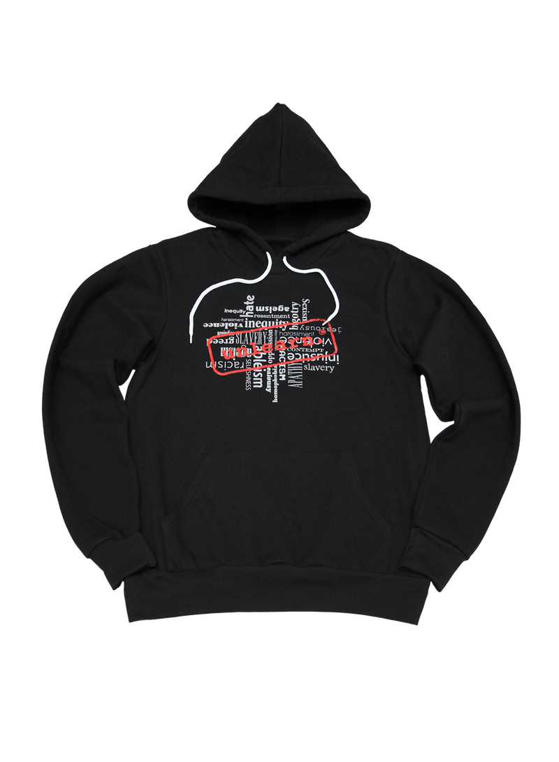 Stamp It Out - Relaxed Fleece Pullover Hoodie*