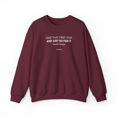 That First Step - Relaxed Fit Crewneck Sweatshirt