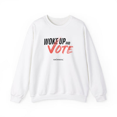 Woke Up and Vote -  Crewneck Sweatshirt