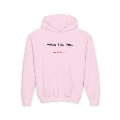 I Wear Pink - Youth Hoodie