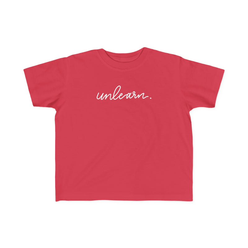 unlearn. logo script - Toddler T-shirt