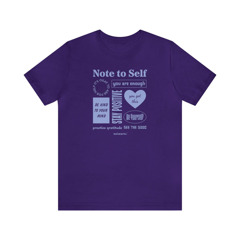 Note To Self - Relaxed Fit T-shirt