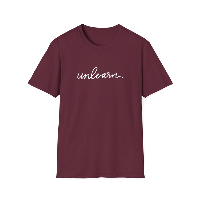 unlearn. logo script - Relaxed Fit T-shirt