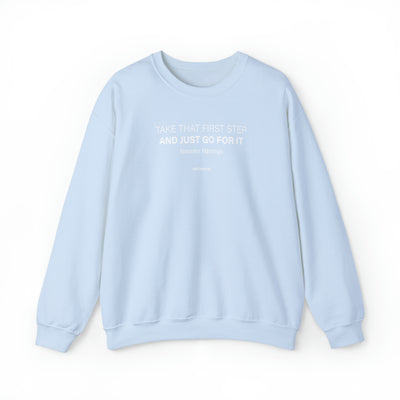 That First Step - Relaxed Fit Crewneck Sweatshirt