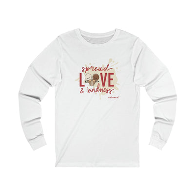 Ice Cream, Love & Kindness - Gender Neutral Long Sleeve T-shirt