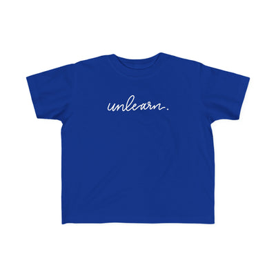 unlearn. logo script - Toddler T-shirt
