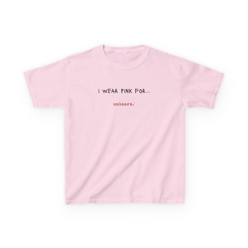 I Wear Pink - Youth T-shirt