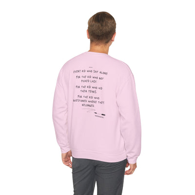 I Wear Pink - Relaxed Fit Crewneck Sweatshirt