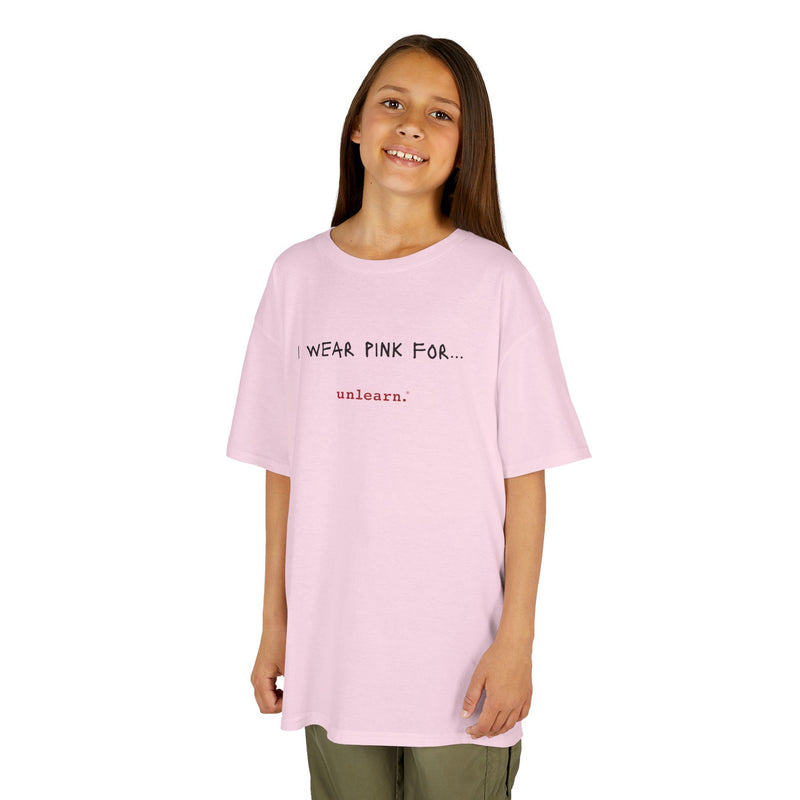 I Wear Pink - Youth T-shirt