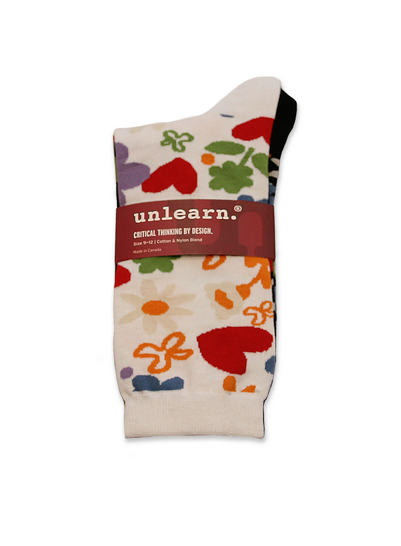 unlearn. Funky Flower Socks