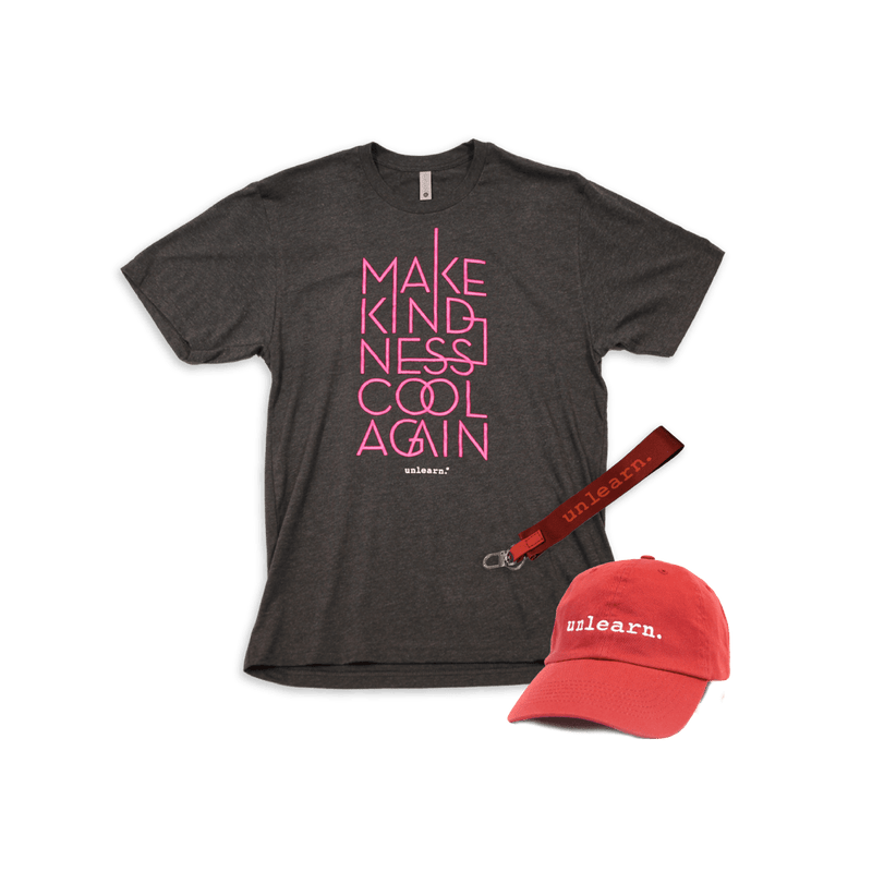 The Summer Essentials Set (3 Products): Make Kindness Cool Again - Relaxed Fit T-shirt