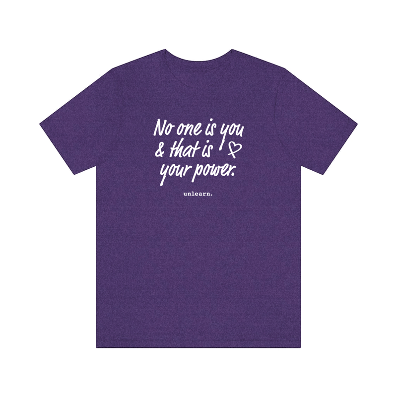 No One Is You - Heather Relaxed Fit T-shirt*