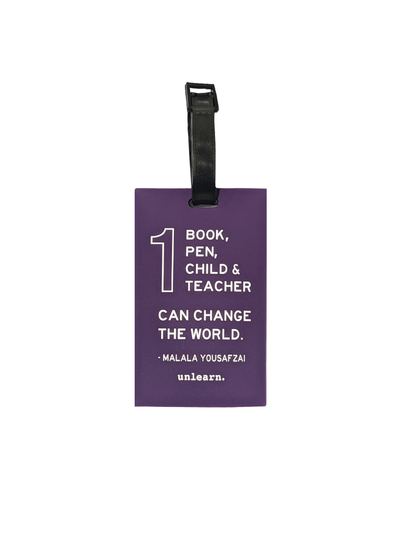 unlearn. Luggage Tag - One Book