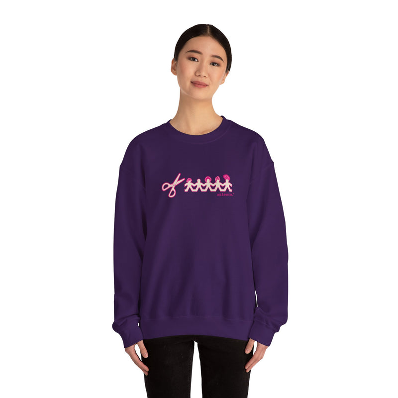 Paper Cut Out - Relaxed Fit Crewneck Sweatshirt