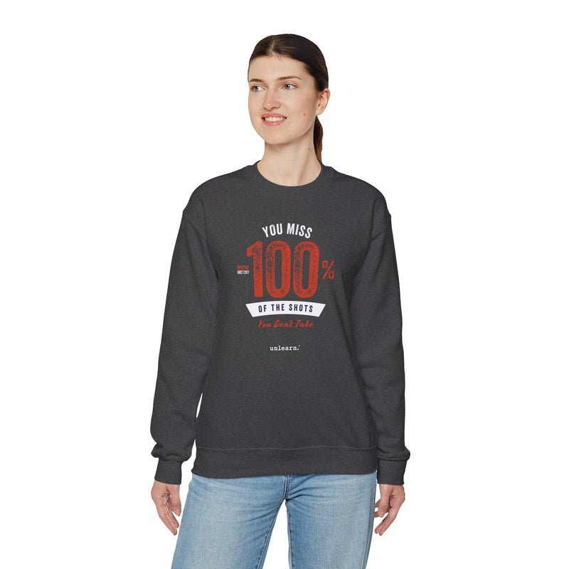 Take The Shot - Relaxed Fit Crewneck Sweatshirt