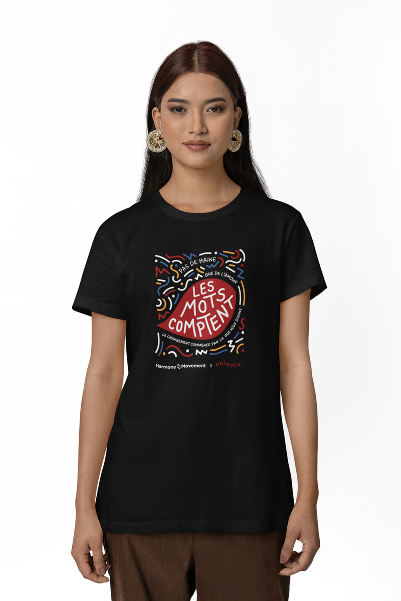 PRE-SALE - FRENCH - Words Matter - Relaxed Fit T-shirt