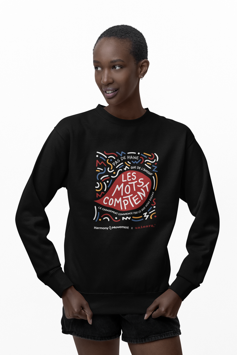 PRE-SALE - FRENCH - Words Matter - Crewneck Sweatshirt