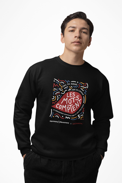 PRE-SALE - FRENCH - Words Matter - Crewneck Sweatshirt