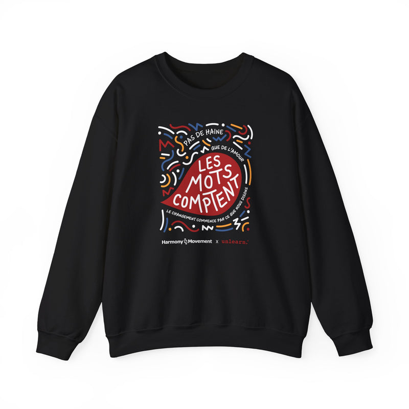 PRE-SALE - FRENCH - Words Matter - Crewneck Sweatshirt