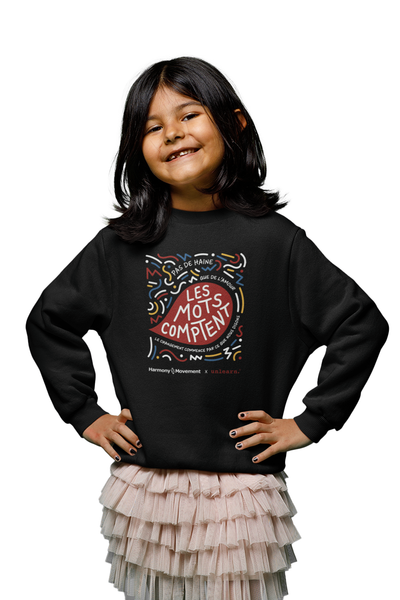PRE-SALE - FRENCH - Words Matter - Youth Sweatshirt