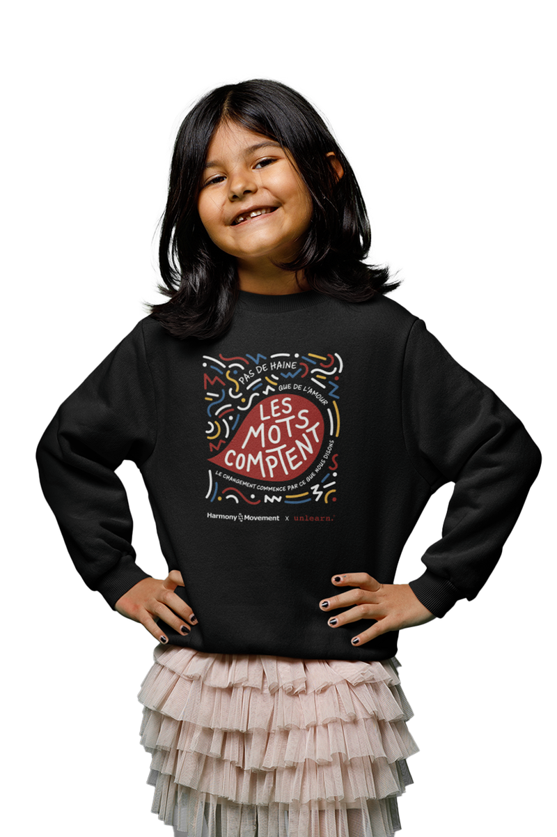 PRE-SALE - FRENCH - Words Matter - Youth Sweatshirt