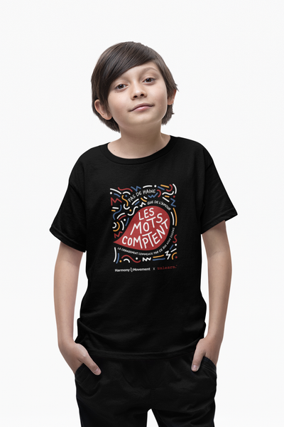PRE-SALE - FRENCH - Words Matter - Youth T-shirt