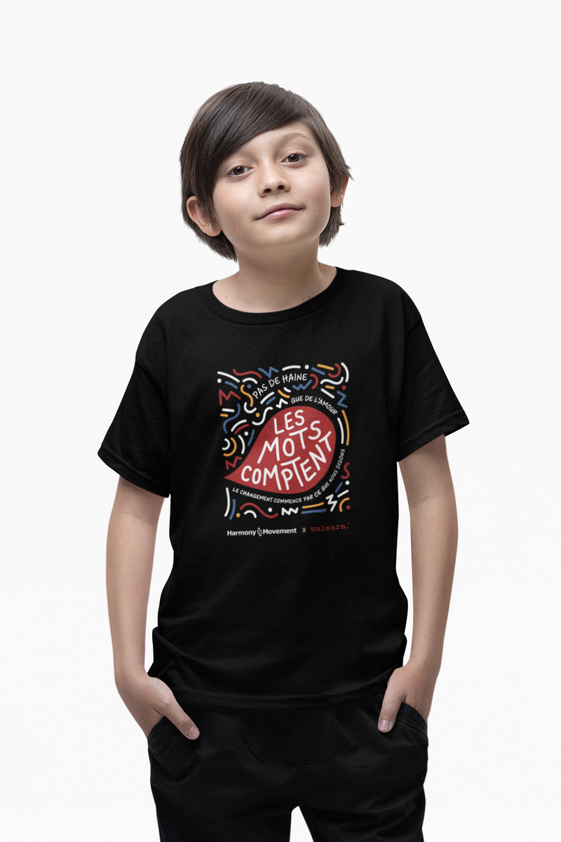 PRE-SALE - FRENCH - Words Matter - Youth T-shirt