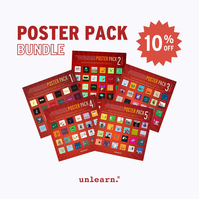 Bundle - unlearn. Poster Packs 1, 2, 3, 4 and 5