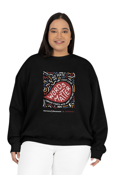 PRE-SALE - Words Matter - Crewneck Sweatshirt