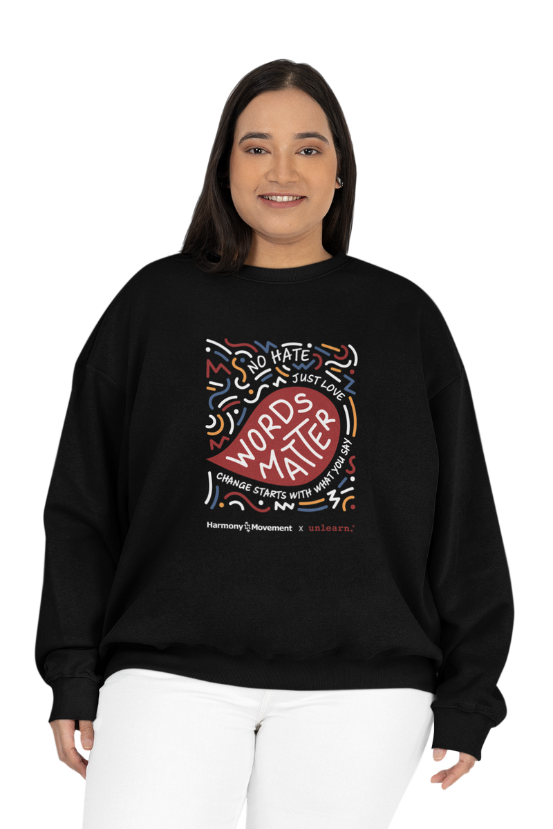 PRE-SALE - Words Matter - Crewneck Sweatshirt