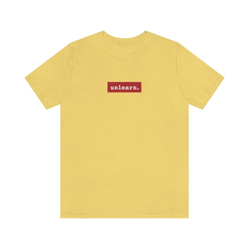 unlearn Red Box Logo - Relaxed Fit T-shirt