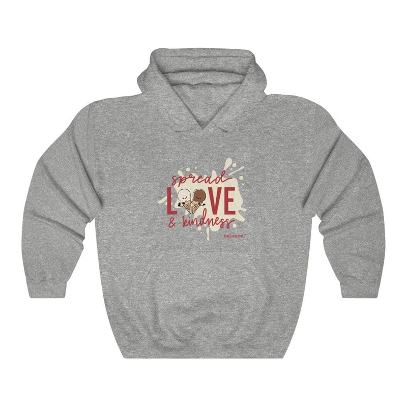 Ice Cream, Love & Kindness - Relaxed Fit Fleece Pullover Hoodie