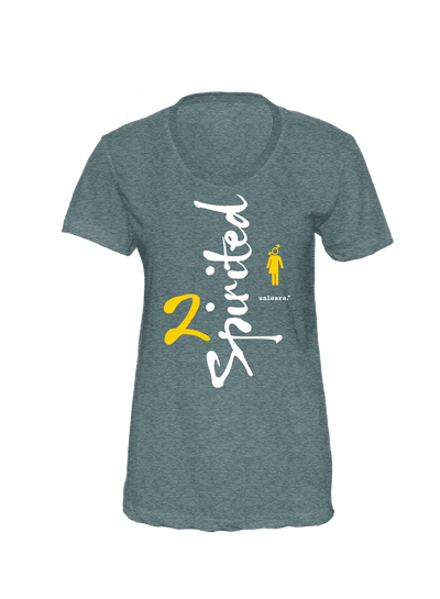 2 Spirited - Women's Heather Green T-Shirt