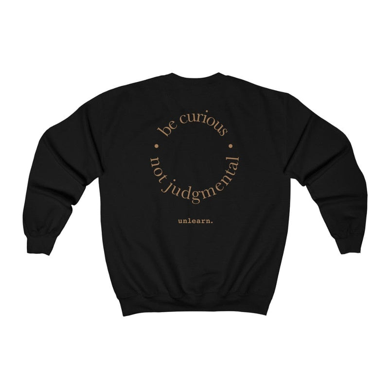 Be Curious - Relaxed Fit Crewneck Sweatshirt