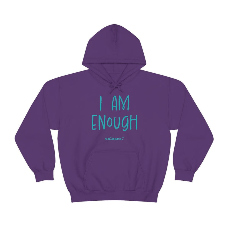 I Am Enough - Relaxed Fit Fleece Hoodie