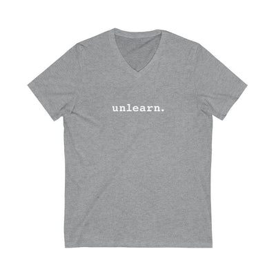 unlearn. Logo - Relaxed Fit V-neck T-Shirt