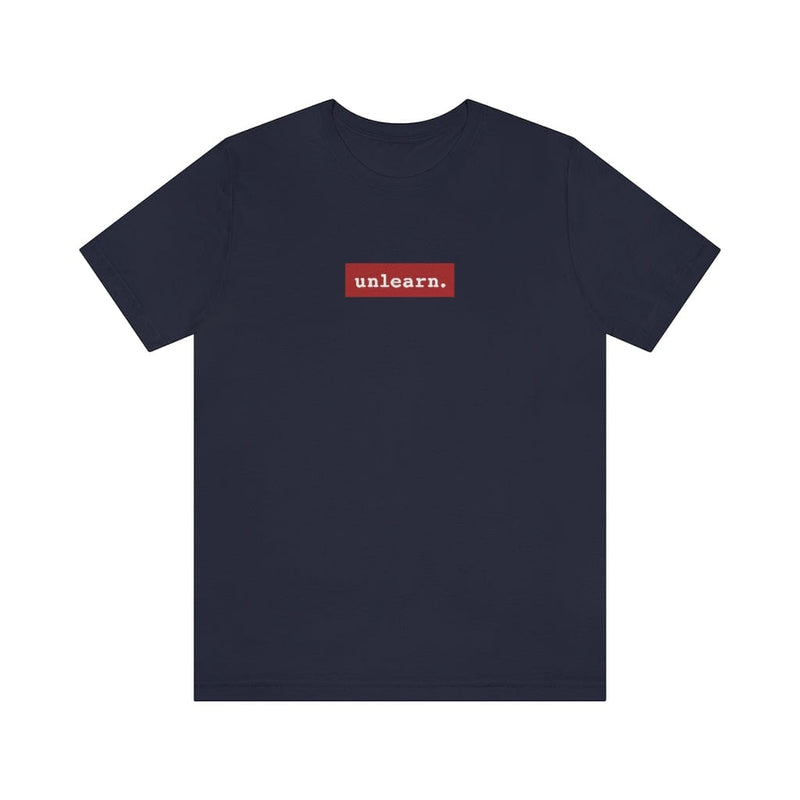 unlearn Red Box Logo - Relaxed Fit T-shirt