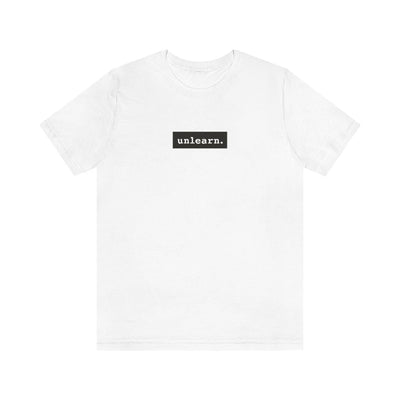 unlearn Dark Grey Box Logo - Relaxed Fit T-shirt