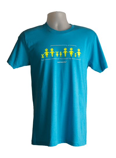 Family - Relaxed Fit Neon Blue T-Shirt