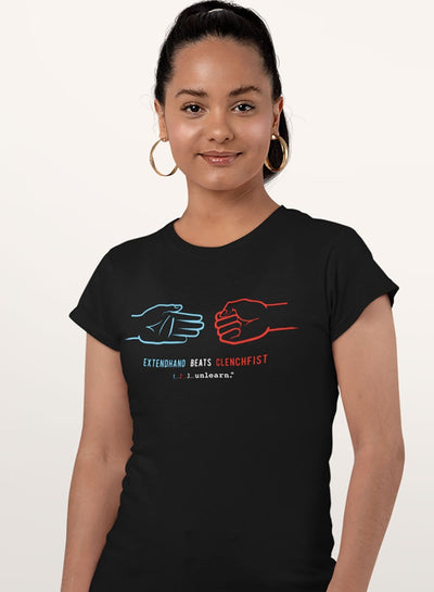 Extendhand - Women's Fitted T-Shirt