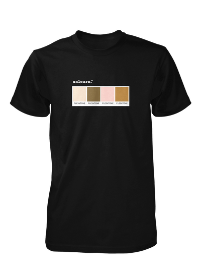 Fleshtone - Unisex Black T-Shirt