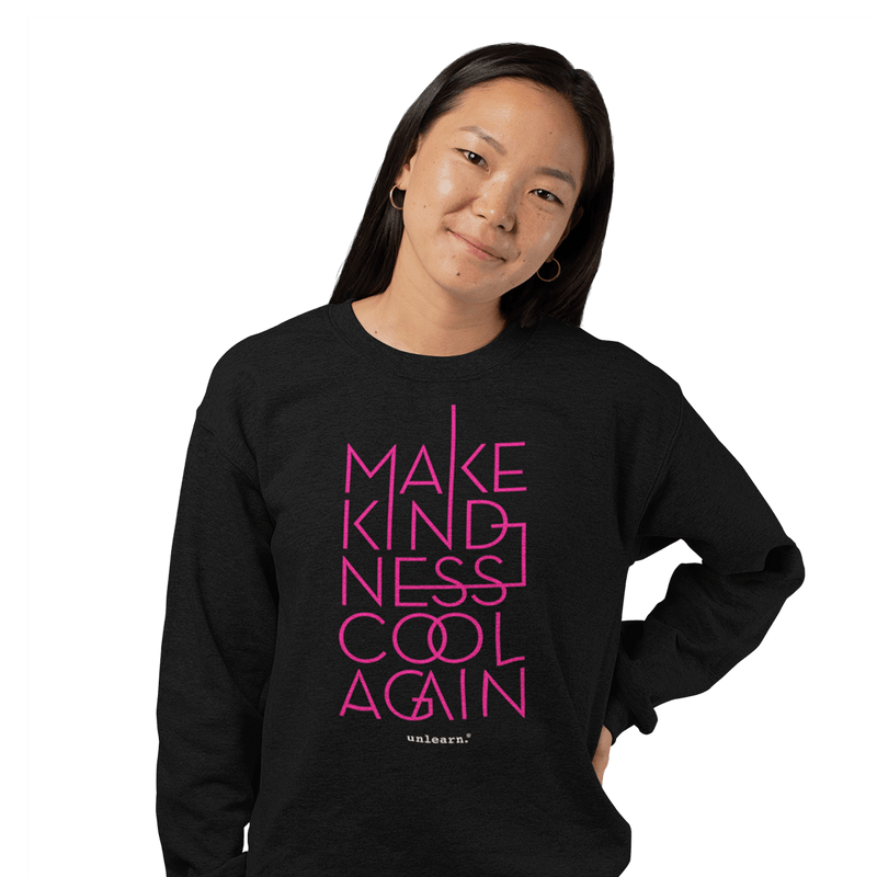 Make Kindness Cool Again - Relaxed Fit Fleece Crewneck Sweatshirt