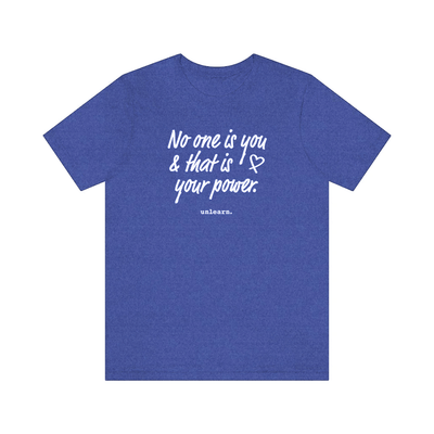 No One Is You - Heather Relaxed Fit T-shirt