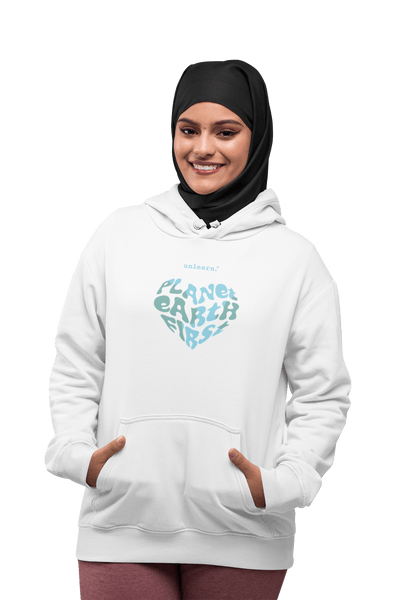 Planet Earth First - Relaxed Fit Fleece Hoodie