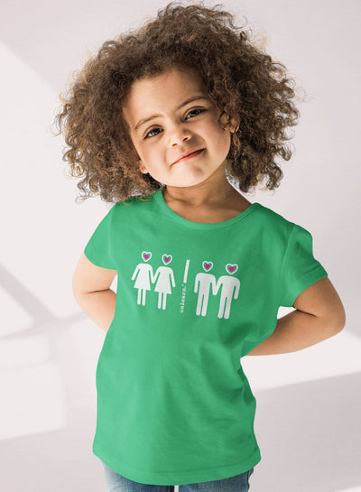 Same Love - Green Kids T-Shirt